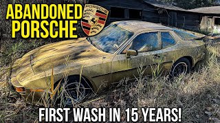 First Wash in 15 Years ABANDONED Barn Find Porsche  Car Detailing Restoration [upl. by Cleavland412]