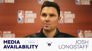 Hornets vs Nets Coach Longstaff Postgame Media Availability  7212024 [upl. by Kowalski]