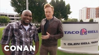 Conan Visits Taco Bell  CONAN on TBS [upl. by Urbani86]