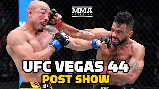 UFC Vegas 44 PostFight Show  Best Fight Night Of 2021  Reaction To Jose Aldo vs Rob Font [upl. by Ardnoid]