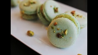 開心果馬卡龍做法 pistachio macaron recipe [upl. by Critta330]