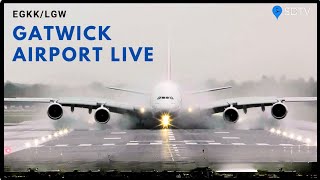 Gatwick Airport Live  EGKKLGW  23rd November 2023 [upl. by Sucramraj]