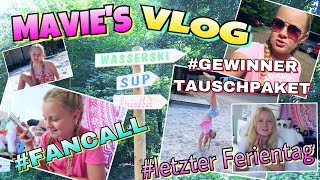 Mavies VLOG Gewinner Tauschpaket🍭letzter Ferientag🍭FANCALLS  MAVIE Noelle Family [upl. by Ynehteb]