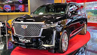 2022 Cadillac Escalade ESV Platinum  Ultra Big FullSize Luxury SUV  Interior Exterior Sound [upl. by Lemrac]