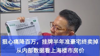 上海房东狠心降价百万断臂割肉，终于卖出挂牌半年房子。大师通过内部资料数据带你看当下沪上总体房价。 [upl. by Dagmar]