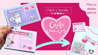 Cajita chococarta para San Valentín 💕 [upl. by Bronder]