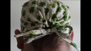 Drawstring Scrub Cap Sewing Tutorial [upl. by Audrye]