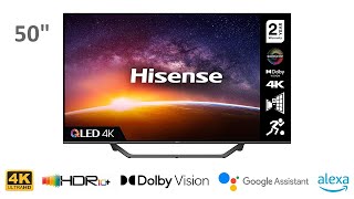 HISENSE 50A7GQTUK 50quot 4K QLED Smart TV [upl. by Enelra375]