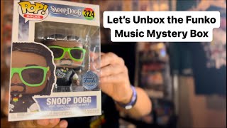 Unboxing the latest Funko mystery box this is the Music mystery box Inc Snoop Dogg 324 [upl. by Sirmons515]