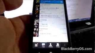 BlackBerry Messenger for Android  First Demo [upl. by Zeena]