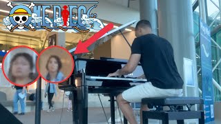 I played Binks Sake on public piano at the airport [upl. by Aynotel]