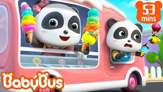 Tiệm xe kem của Kiki và Miumiu  Những vị kem ngon nhất  Nhạc thiếu nhi vui nhộn  BabyBus [upl. by Livia]