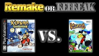 ROR Klonoa Door to Phantomile PS1 Vs Wii [upl. by Geddes]