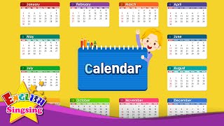 Kids vocabulary  Calendar  Months and Days  Learn English for kids  English educational video [upl. by Garth]