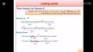 How to Use Linking wordsCohesive Devices Part 3 كلمات الربطالجزء الثالث قواعد الاستعمال [upl. by Eatnoj]