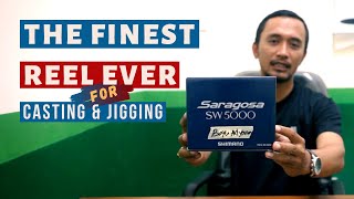 SHIMANO SARAGOSA SW 5000  Unboxing dan Review [upl. by Anovad]