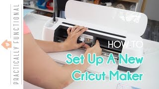 How To Set Up A Brand New Cricut Maker amp Do Your First Project [upl. by Maddy]