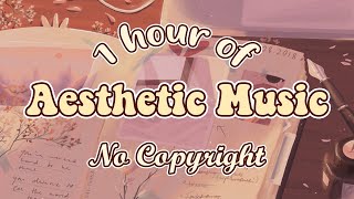 1 hour of Aesthetic Music  No Copyright [upl. by Nahgrom]