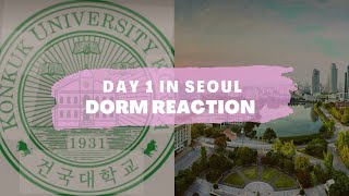 I Transferred to a Korean University  My First Day at Konkuk University [upl. by Kenn105]