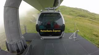 Switzerland  Gondola  Zermatt to Klein Matterhorn [upl. by Kylah]