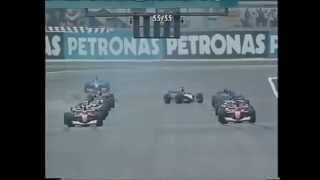 Goede Start Jos Verstappen in Maleisië 2001  Nederlands commentaar [upl. by Freyah912]