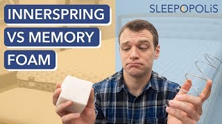 Innerspring vs Memory Foam Mattresses  Which Is Better For You [upl. by Nirrak]