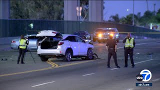 Innocent driver killed after police chase ends in South LA crash [upl. by Jewell]