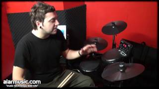 DEMO ALESIS DM6 USB KIT BATTERIA ELETTRONICA A PAD TRIGGER USBMIDI [upl. by Truelove907]