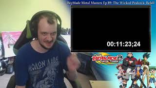 Takeshy Reacts  BeyBlade Metal Masters Ep 89 Blackout Version [upl. by Lebam]