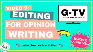 How to Edit an Opinion Essay  4th Grade  Video 9 [upl. by Leisha]