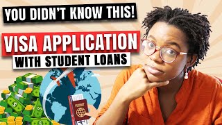 Student VISA application with student loans  CANADA  US study visa [upl. by Jared]