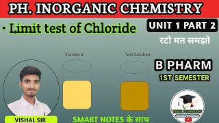 Limit test  Limit test for Chloride  Pharmaceutical inorganic chemistry  B pharmacy 1st semester [upl. by Nirrej]