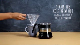 Cold Brew Little effort a lot of time but totally worth it  Cold Coffee recipe [upl. by Eeleak]