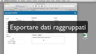 Esportare in Excel Seconda parte [upl. by Meredithe]