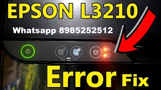 Epson l3210 Resetter Adjustment Program  L3210 L3250 L3251 L1210 Red Light Blinking Solution [upl. by Malcah316]