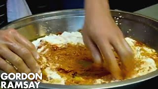 Attempting Indian inspired dish Part 1  Gordon Ramsay [upl. by Elfstan507]