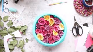 Drying Roses with Silica Gel [upl. by Nekcerb]