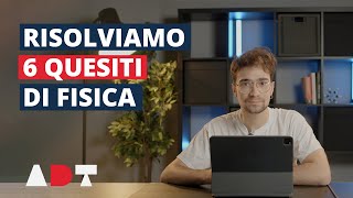 Esercitazioni TOLC 6 quiz di fisica per il test medicina [upl. by Albric]