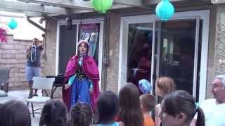 Frozen birthday party with Anna and Olaf [upl. by Holsworth]