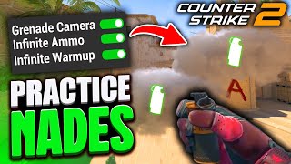 How to Practice Nades in CS2  CS2 Server Setup Guide  CS2 Practice Config [upl. by Introc]