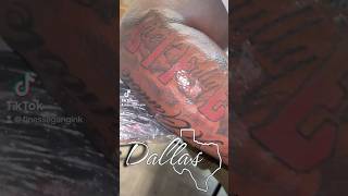 Forearm Tattoo 💪🏾💉💦 finessegangink BodyArt Dallas Tattoo fyp fypシ゚viral [upl. by Irrej]