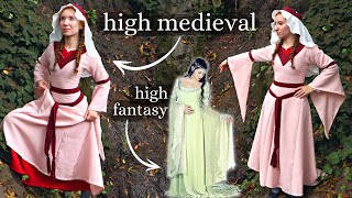 I made the historically quotaccuratequot medieval dress thats now every high fantasy costume [upl. by Jaehne201]