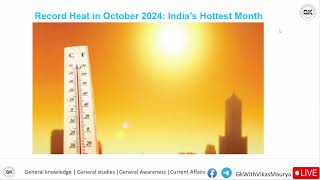 Record Heat in October 2024 India’s Hottest Month [upl. by Aira]