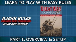 Harsh Rules Learn to Play  Great War Commander  Part 1 [upl. by Mackie373]