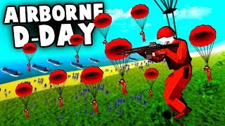 NEW Parachutes Huge Sky Diving INVASION Ravenfield Gameplay [upl. by Dinsmore]