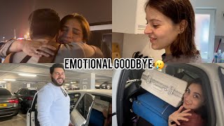 EMOTIONAL GOODBYE 😢  HAYA AUR TALHA KA WELCOME ❤️  VLOG 452 [upl. by Hurff]