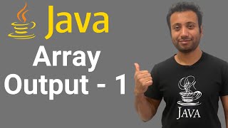 Java Bangla Tutorials 79  Array  find output program part1 [upl. by Winer978]