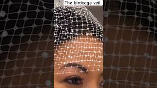 How do you secure a birdcage veil Styling inspiration and tips veils [upl. by Nitsua]