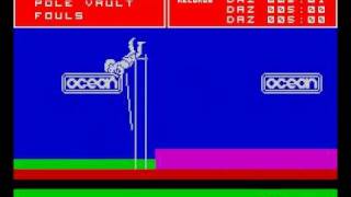 Daley Thompsons Decathlon  Day 2 Walkthrough ZX Spectrum [upl. by Tasia]