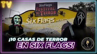 ¡SAW Y GHOSTFACE nuevas CASAS de TERROR en Six Flags y las más TERRORÍFICAS ¡Aquí PRECIOS y FECHA [upl. by Oisorbma]